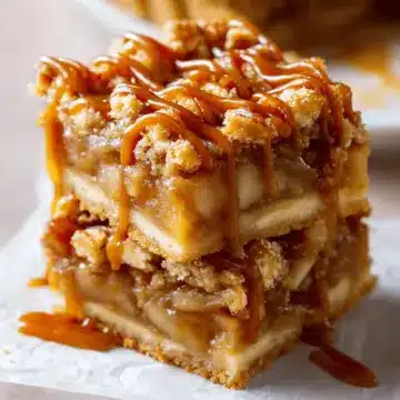 Salted Caramel Apple Pie Bars