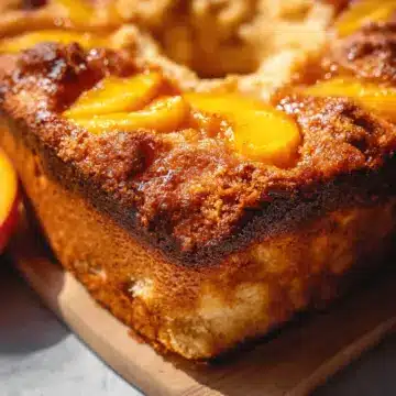 Peach Cobbler Pound Cake