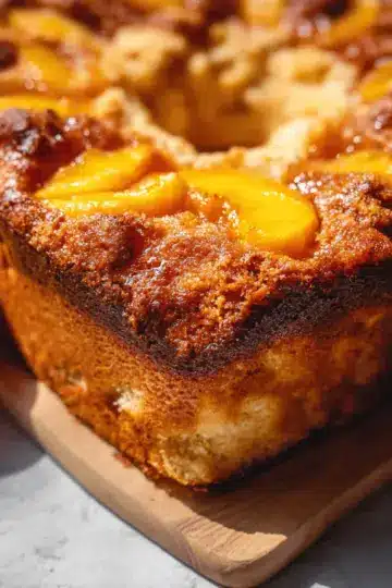 Peach Cobbler Pound Cake