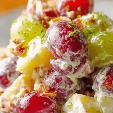 Creamy Grape and Apple Salad