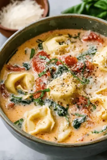 Creamy Tortellini Soup