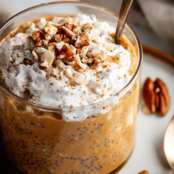Pumpkin Pie Overnight Oats with Chia