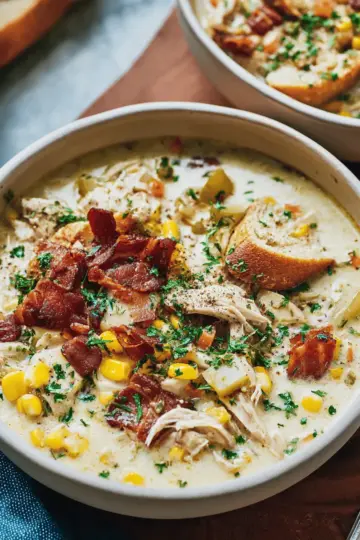 Slow Cooker Chicken Corn Chowder