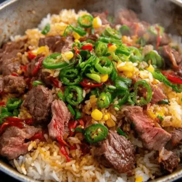 Beef Pepper Rice