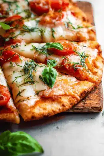 Grilled Tortilla Pizza Margherita
