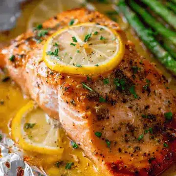 Sheet Pan Lemon Garlic Butter Salmon