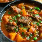 Crockpot Vegetable Beef Soup