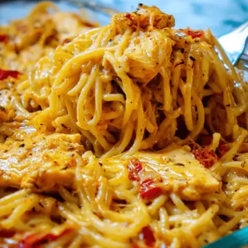 Homemade Chicken Spaghetti