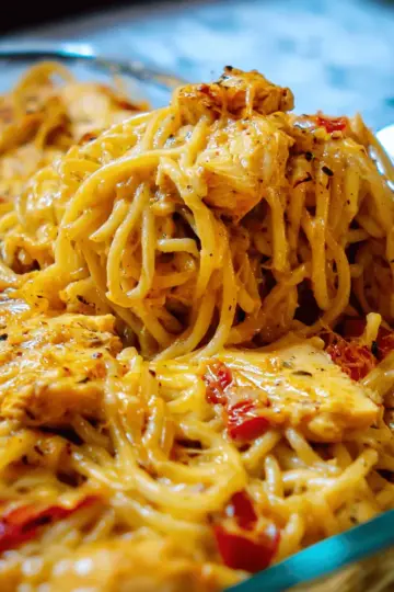Homemade Chicken Spaghetti
