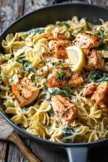 The Best Creamy Salmon Pasta