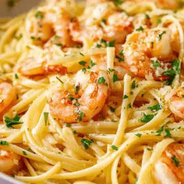 Garlic Butter Shrimp Pasta