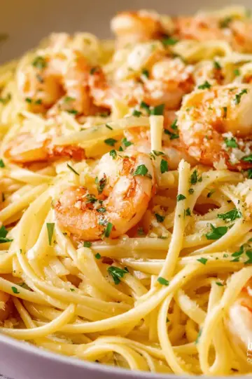 Garlic Butter Shrimp Pasta