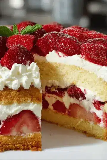 Fraisier Cake