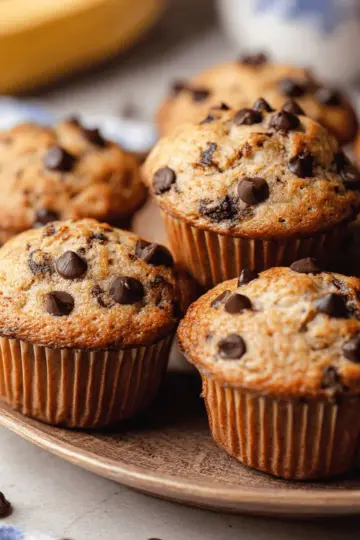 Banana Chocolate Chip Muffins