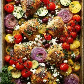 Greek Sheet Pan Chicken