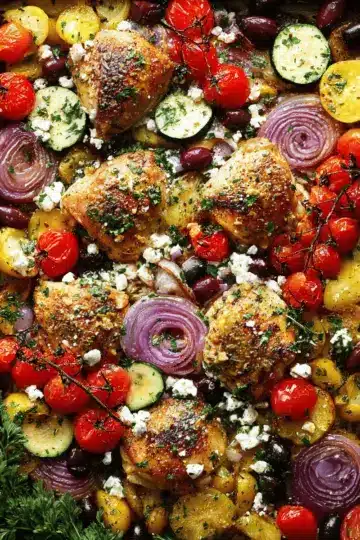 Greek Sheet Pan Chicken