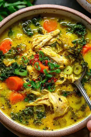 Anti Inflammatory Turmeric Chicken Soup
