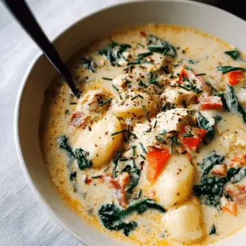 Crockpot Chicken Gnocchi Soup