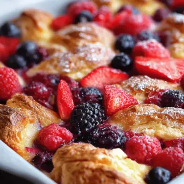 Berry Croissant Bake