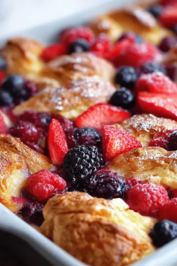 Berry Croissant Bake