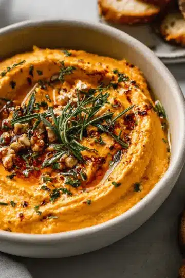 Pumpkin Whipped Feta Dip