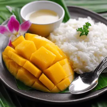 Authentique mango sticky rice