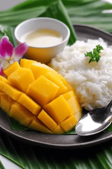 Authentique mango sticky rice