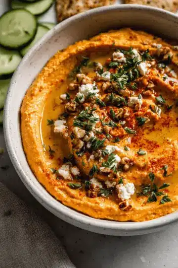 Pumpkin Whipped Feta Dip