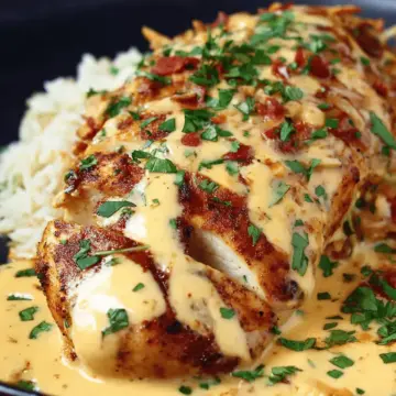 Mexican Chicken with Cheese Sauce