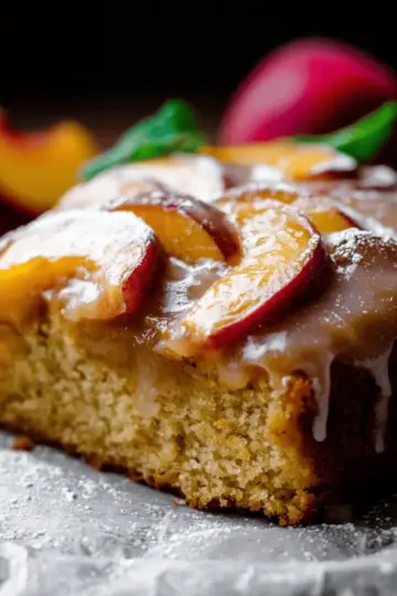 Brown Sugar Peach Cake