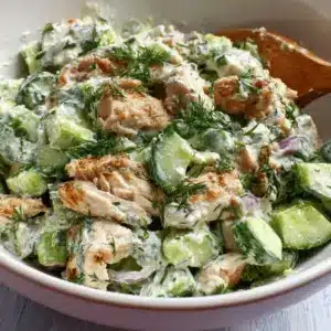 Cucumber Dill Rotisserie Chicken Salad