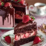 Chocolate Strawberry Cake