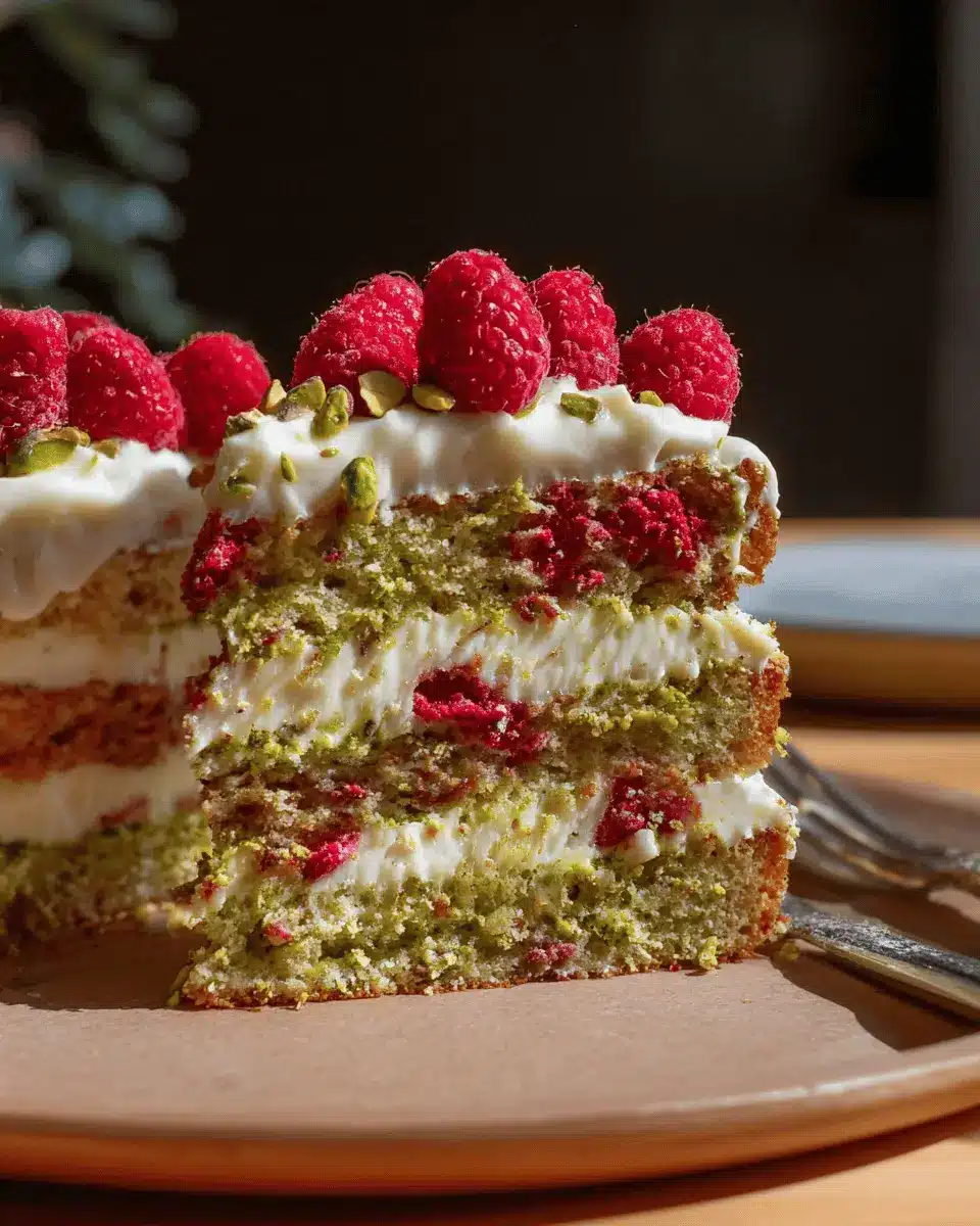 Pista Raspberry Cake pistachio raspberry cake