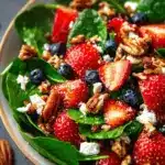 15-Minute Strawberry Spinach Salad