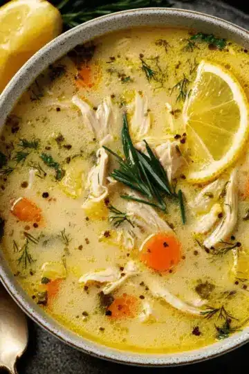 Greek Lemon Chicken Soup