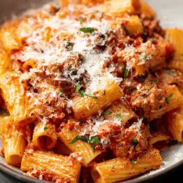 Easy Sausage Rigatoni