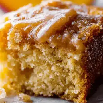Brown Sugar Peach Cake