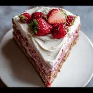 Homemade Strawberry Cake