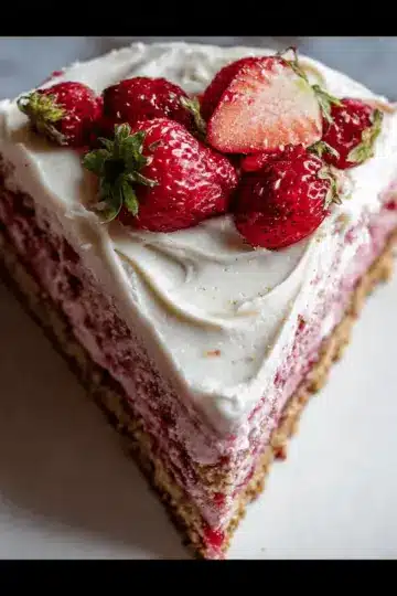 Homemade Strawberry Cake