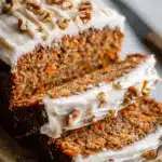Healthier Carrot Cake Banana Bread with Cinnamon Cream Cheese Frosting