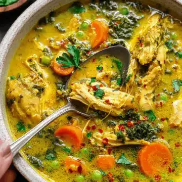 Anti Inflammatory Turmeric Chicken Soup
