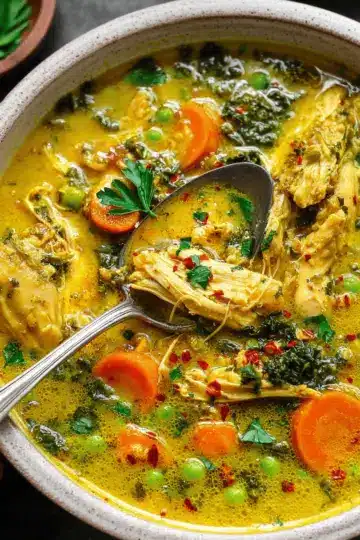 Anti Inflammatory Turmeric Chicken Soup