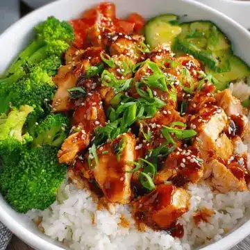 The Best Teriyaki Chicken Rice Bowl