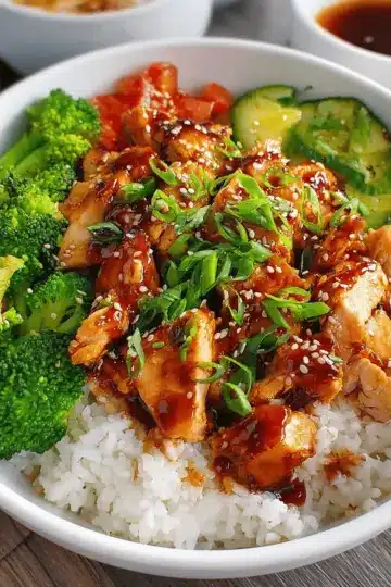 The Best Teriyaki Chicken Rice Bowl