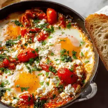 Baked Feta Eggs Recipe