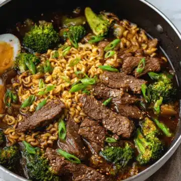 Beef and Broccoli Ramen