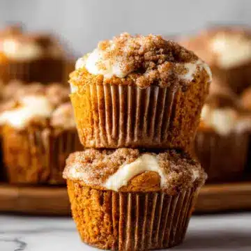Pumpkin Cream Cheese Muffins