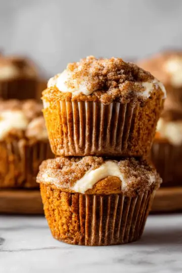 Pumpkin Cream Cheese Muffins
