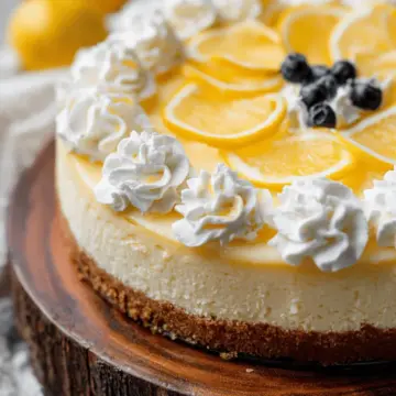 Lemon Cheesecake Recipe
