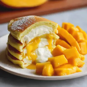 Mango pancakes